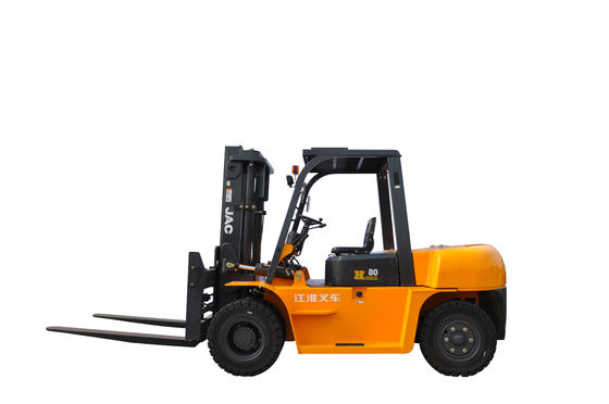 Camión de 8 Ton Diesel Low Mast Forklift con el sistema de impulsión hidráulico