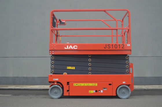 Vehículo 10m 320kg del trabajo de la elevación de JAC Modern Scissor Aerial Platform