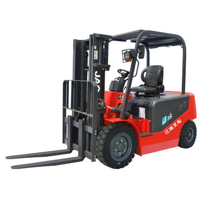 Carretilla elevadora CPD35j del terreno de JAC Electric Off Road Rough con la batería de litio