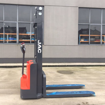 Ergonómicamente paseo detrás del camión de plataforma eléctrico Jack Forklift 1.5T