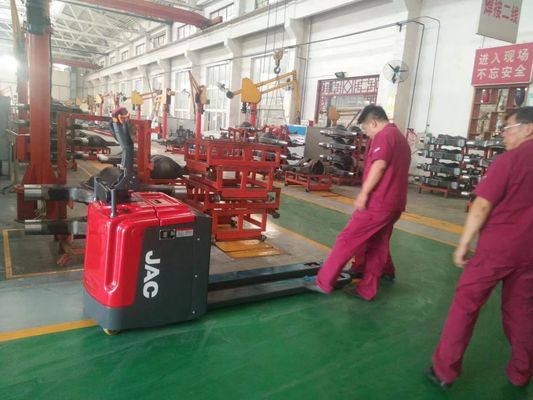 3 centro 600m m de la carga del apilador 3000kg de Ton Semi Electric Pallet Truck