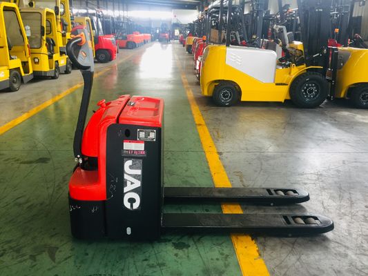 Camión de plataforma eléctrico resistente de Walkie Jack 2000kg