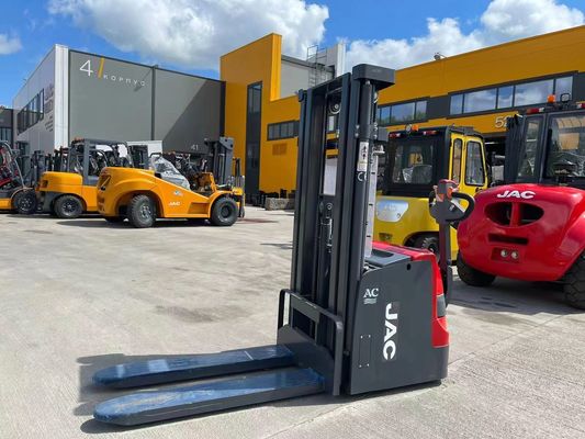 Jinete doble de la plataforma del apilador peatonal eléctrico resistente 2 toneladas
