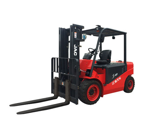 4,5 T JAC Forklift Truck eléctrico 4300kg con el árbol de impulsión asimétrico