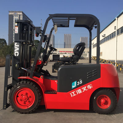 ISO9001 3 actuados diesel Ton Electric Forklift For Construction