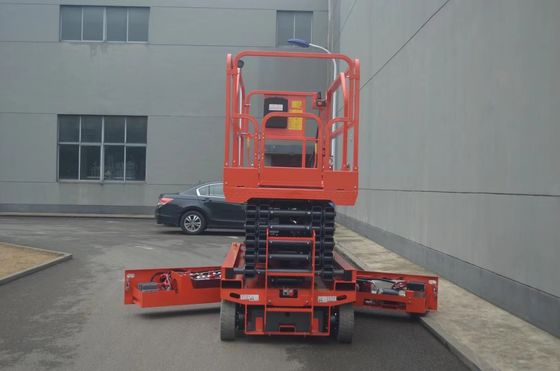 Vehículo 10m 320kg del trabajo de la elevación de JAC Modern Scissor Aerial Platform